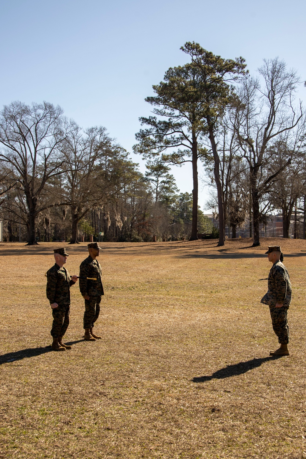 II MSB Marines Conduct Relief and Appointment Ceremony