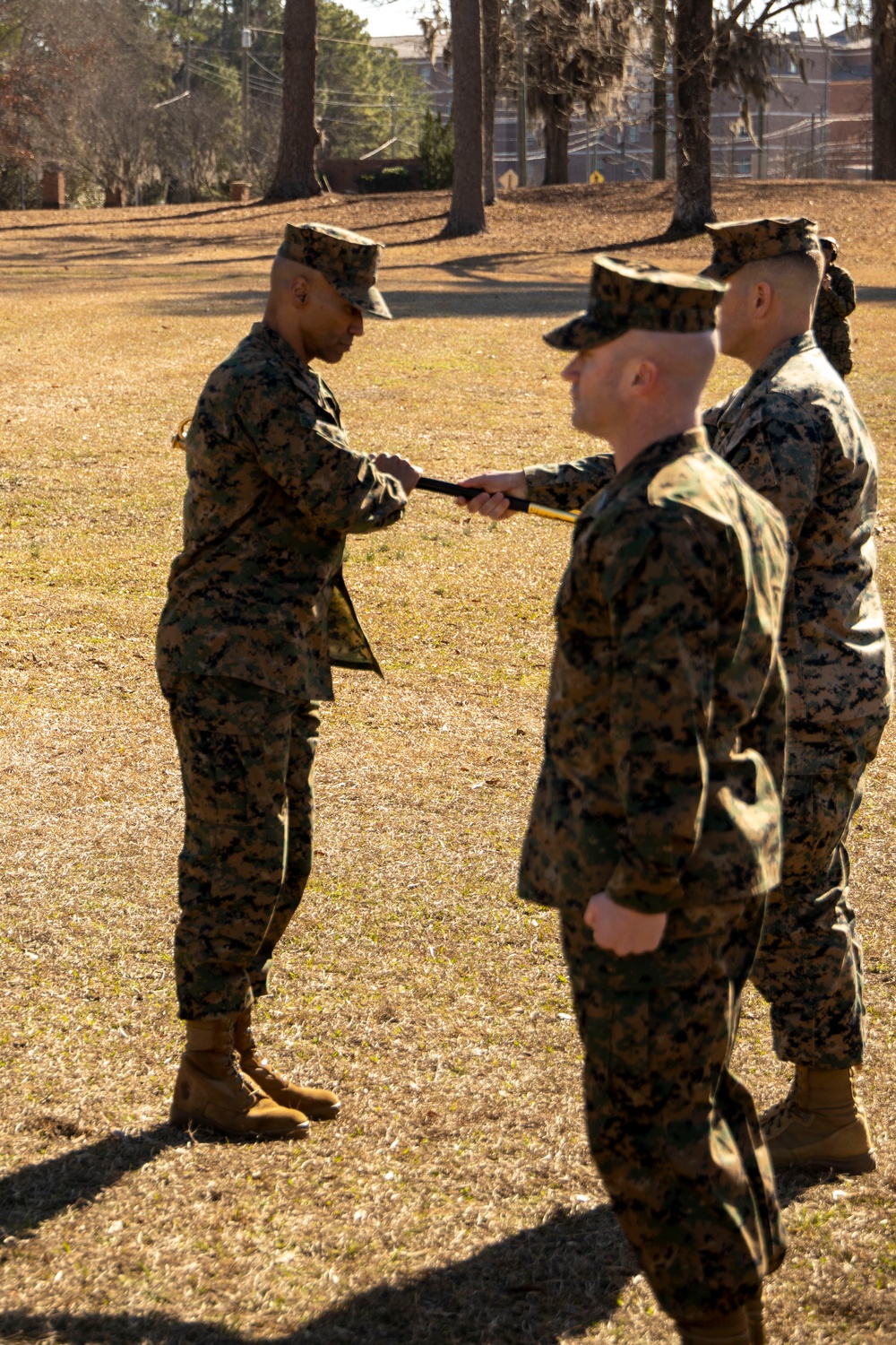 II MSB Marines Conduct Relief and Appointment Ceremony