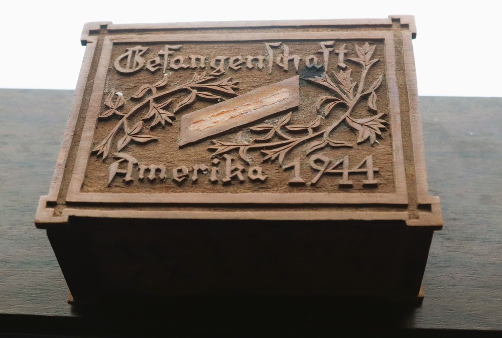 Wooden box made by German POW during World War II donated to Fort McCoy