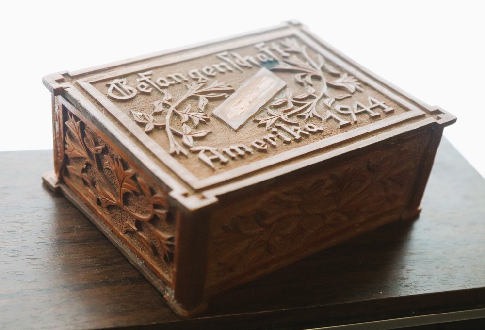 Wooden box made by German POW during World War II donated to Fort McCoy