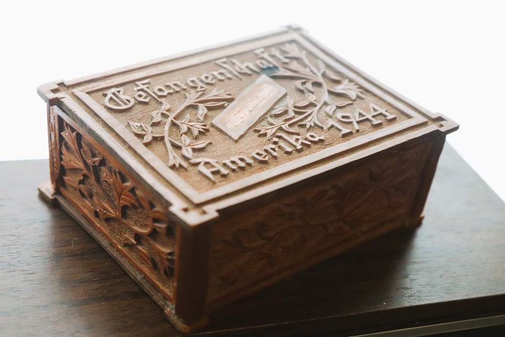 Wooden box made by German POW during World War II donated to Fort McCoy