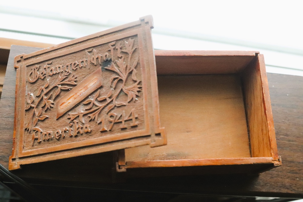 Wooden box made by German POW during World War II donated to Fort McCoy