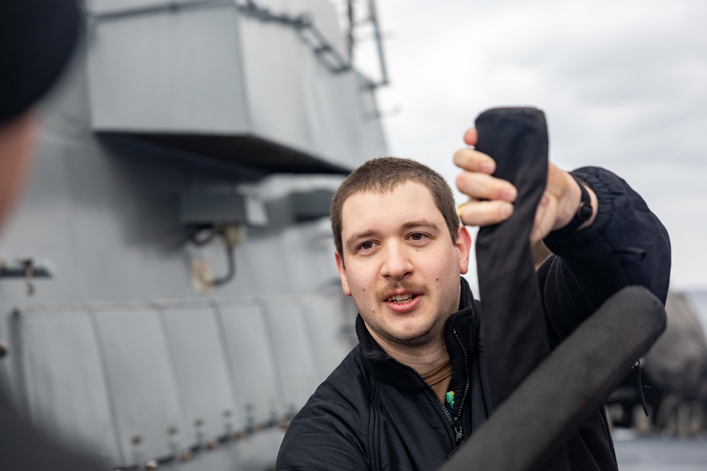 USS Ralph Johnson Non-Lethal Weapons Training