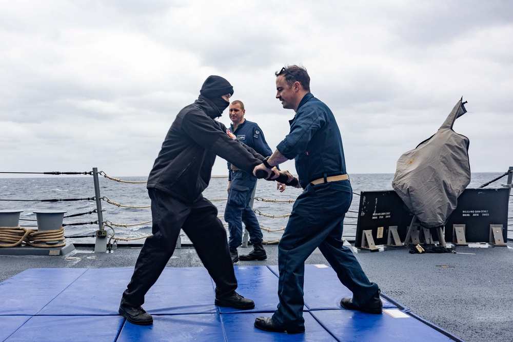 USS Ralph Johnson Non-Lethal Weapons Training