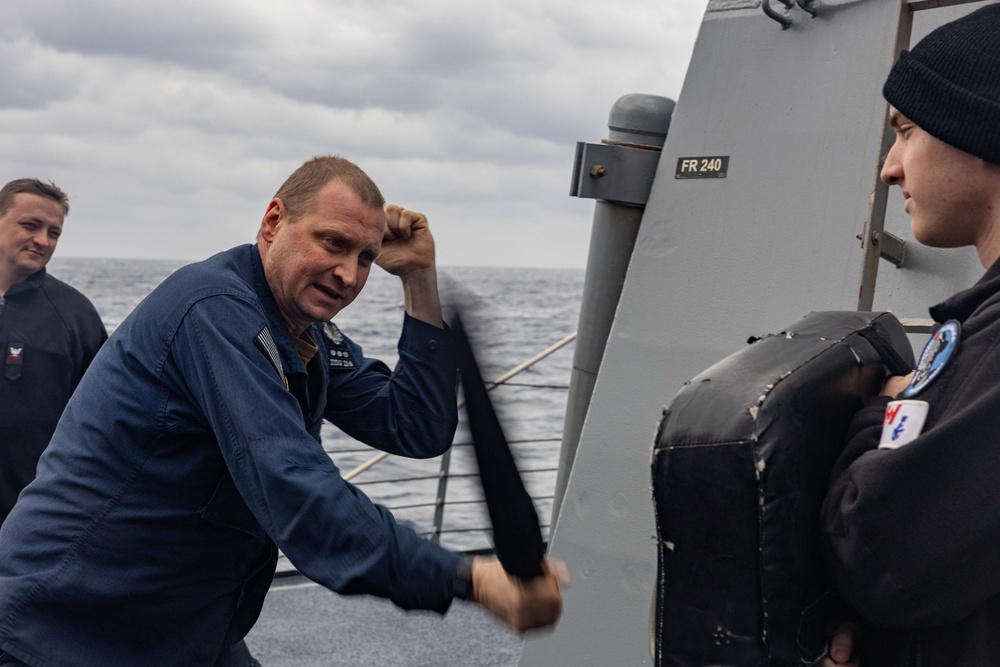 USS Ralph Johnson Non-Lethal Weapons Training