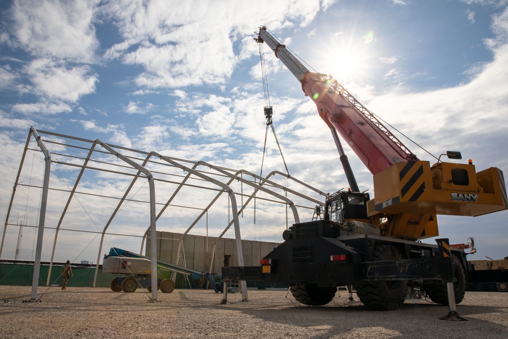 U.S. Air Force Civil Engineers Construct LAMS for Coalition Members