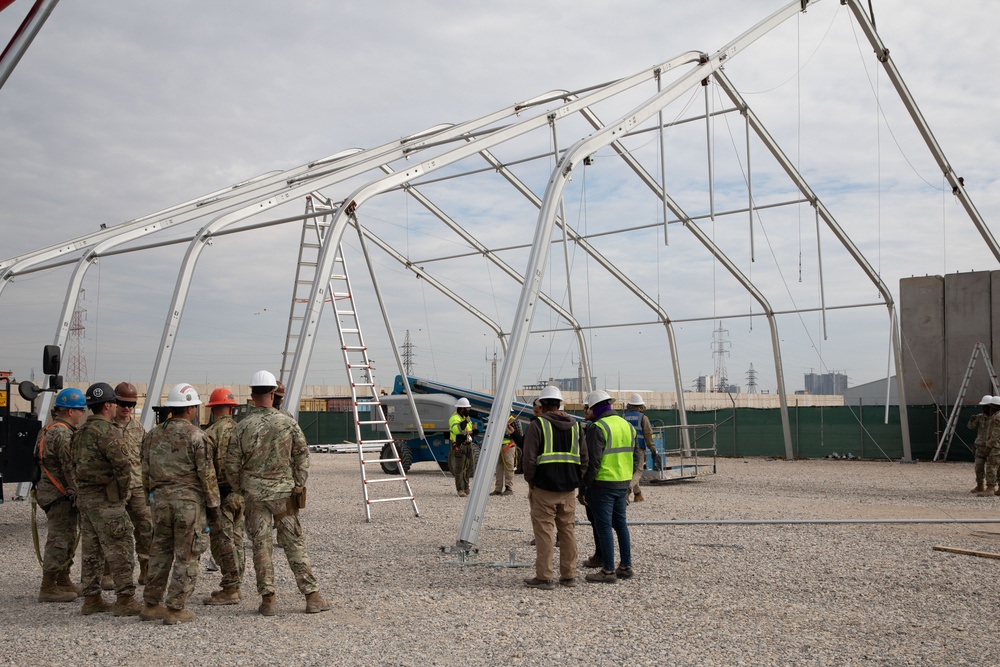 U.S. Air Force Civil Engineers Construct LAMS for Coalition Members