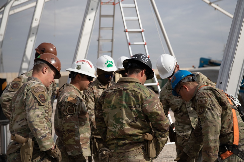 U.S. Air Force Civil Engineers Construct LAMS for Coalition Members