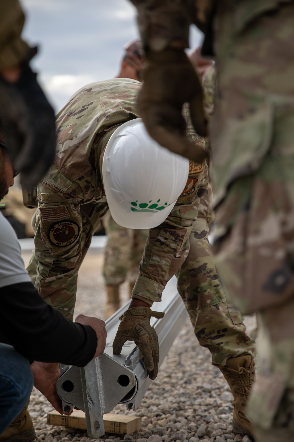 U.S. Air Force Civil Engineers Construct LAMS for Coalition Members