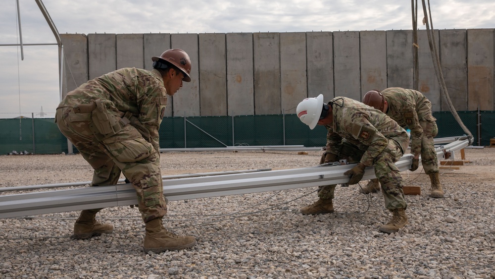 U.S. Air Force Civil Engineers Construct LAMS for Coalition Members