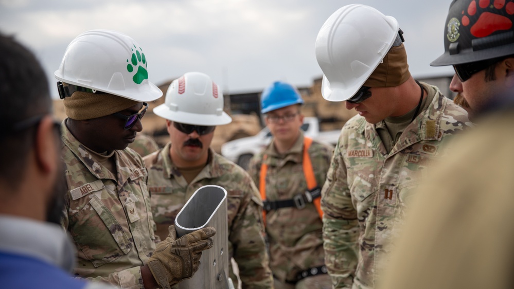 U.S. Air Force Civil Engineers Construct LAMS for Coalition Members