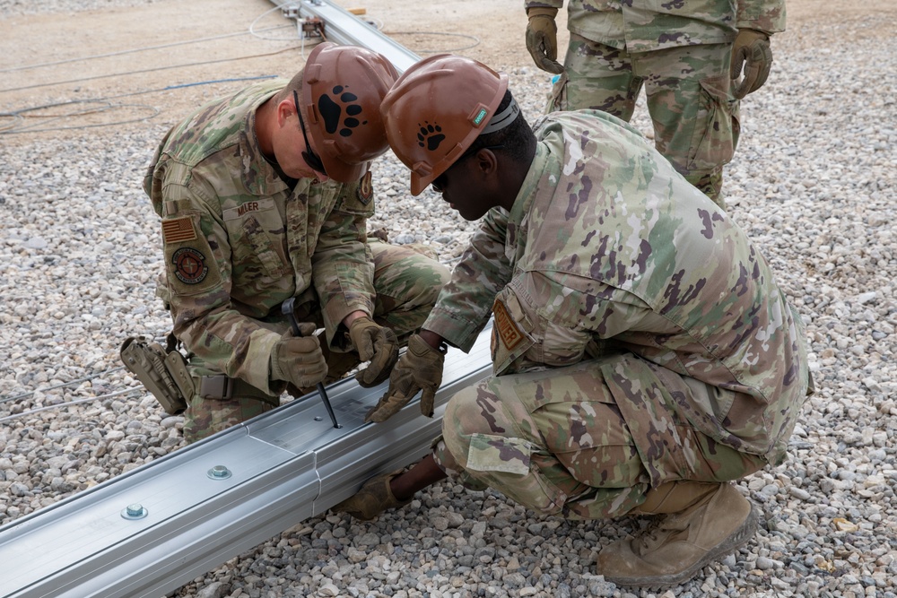 U.S. Air Force Civil Engineers Construct LAMS for Coalition Members