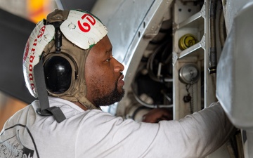 Nimitz Sailors Conduct Routine Maintenance