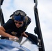 The Naval Flight Demonstration Squadron, the Blue Angels’ perform at the Cleveland National Air Show