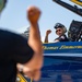 The Naval Flight Demonstration Squadron, the Blue Angels’ perform at the Cleveland National Air Show