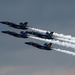 The Naval Flight Demonstration Squadron, the Blue Angels’ perform at the Cleveland National Air Show