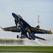 The Naval Flight Demonstration Squadron, the Blue Angels’ perform at the Cleveland National Air Show