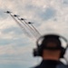 The Naval Flight Demonstration Squadron, the Blue Angels’ perform at the Cleveland National Air Show