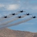 The Naval Flight Demonstration Squadron, the Blue Angels’ perform at the National Championship Air Races &amp; Air Show