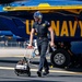 The Naval Flight Demonstration Squadron, the Blue Angels’ perform at the Wings Over Houston Air Show