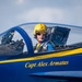 The Naval Flight Demonstration Squadron, the Blue Angels’ perform at the Wings Over Houston Air Show