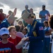 The Naval Flight Demonstration Squadron, the Blue Angels’ perform at the Wings Over Houston Air Show