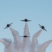 The Naval Flight Demonstration Squadron, the Blue Angels’ perform at the Wings Over Houston Air Show