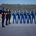 The Naval Flight Demonstration Squadron, the Blue Angels’ perform at the Blue Angels Homecoming Air Show,