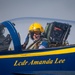 The Naval Flight Demonstration Squadron, the Blue Angels’ perform at the Blue Angels Homecoming Air Show