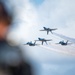 The Naval Flight Demonstration Squadron, the Blue Angels’ perform at the Blue Angels Homecoming Air Show