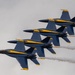 The Naval Flight Demonstration Squadron, the Blue Angels’ perform at the Blue Angels Homecoming Air Show