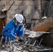 Soldiers clear wildfire hazardous waste from homes in California