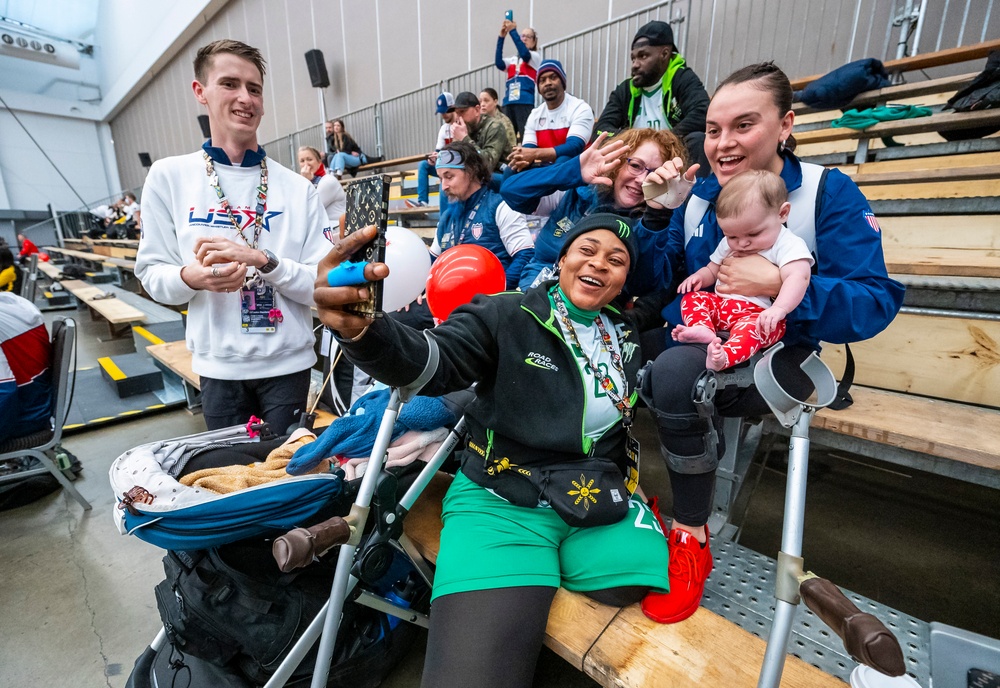 Team U.S. competes in sitting volleyball during 2025 Invictus Games