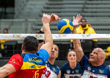 Team U.S. competes in sitting volleyball during 2025 Invictus Games
