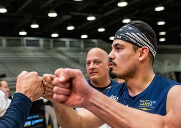 Team U.S. competes in sitting volleyball during 2025 Invictus Games