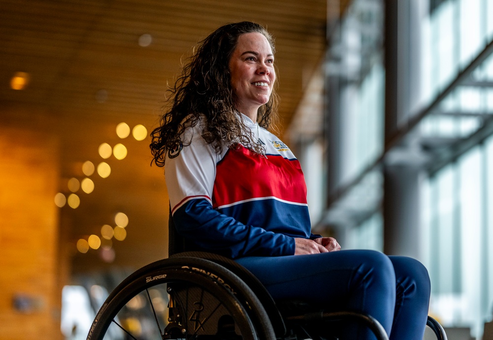 Team U.S. competes in sitting volleyball during 2025 Invictus Games