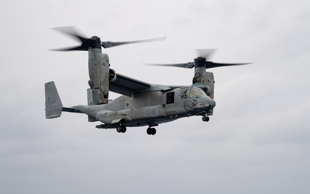 USS America (LHA 6) Conducts Flight Operations