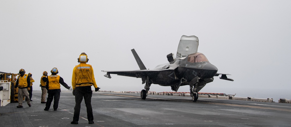 USS America (LHA 6) Conducts Flight Operations