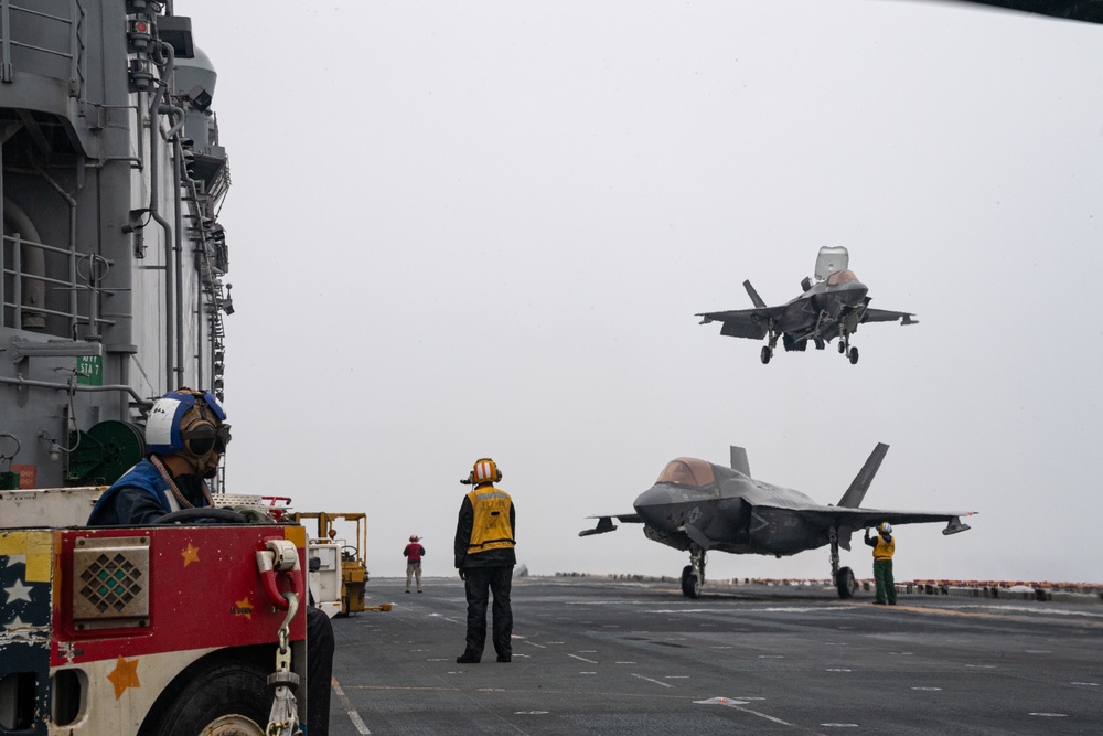 USS America (LHA 6) Conducts Flight Operations