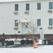 Workers successfully move second World War II barracks at Fort McCoy; preparations under way to move third building