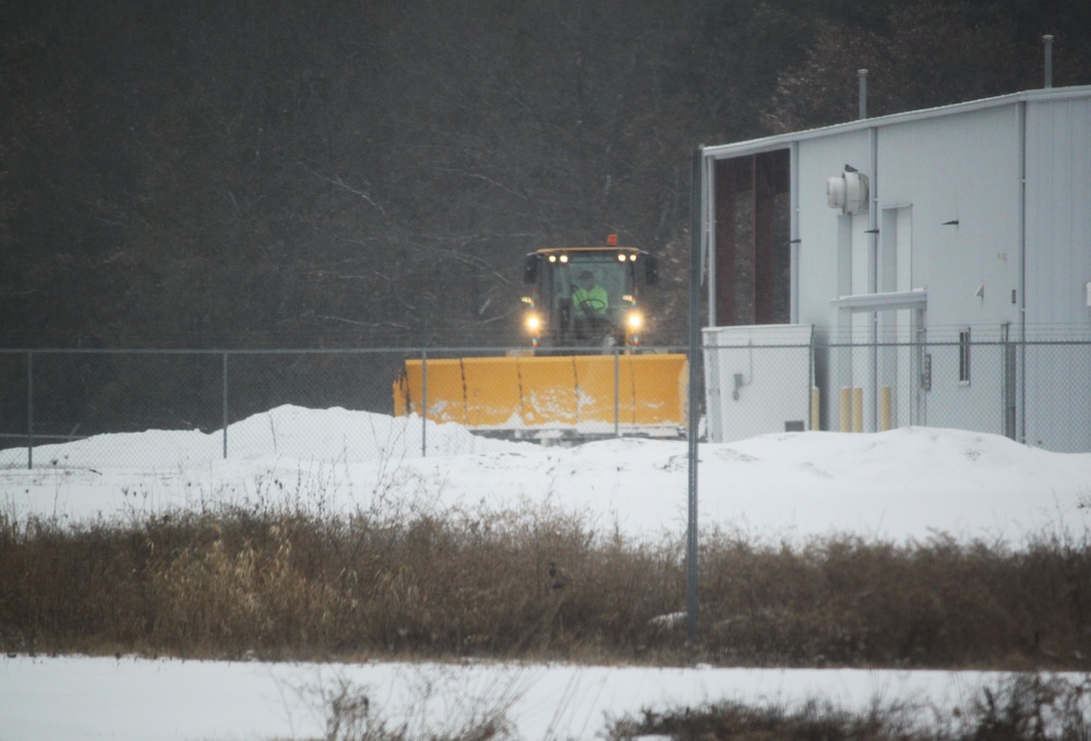 Fort McCoy's snow-removal team keeps busy during February 2025