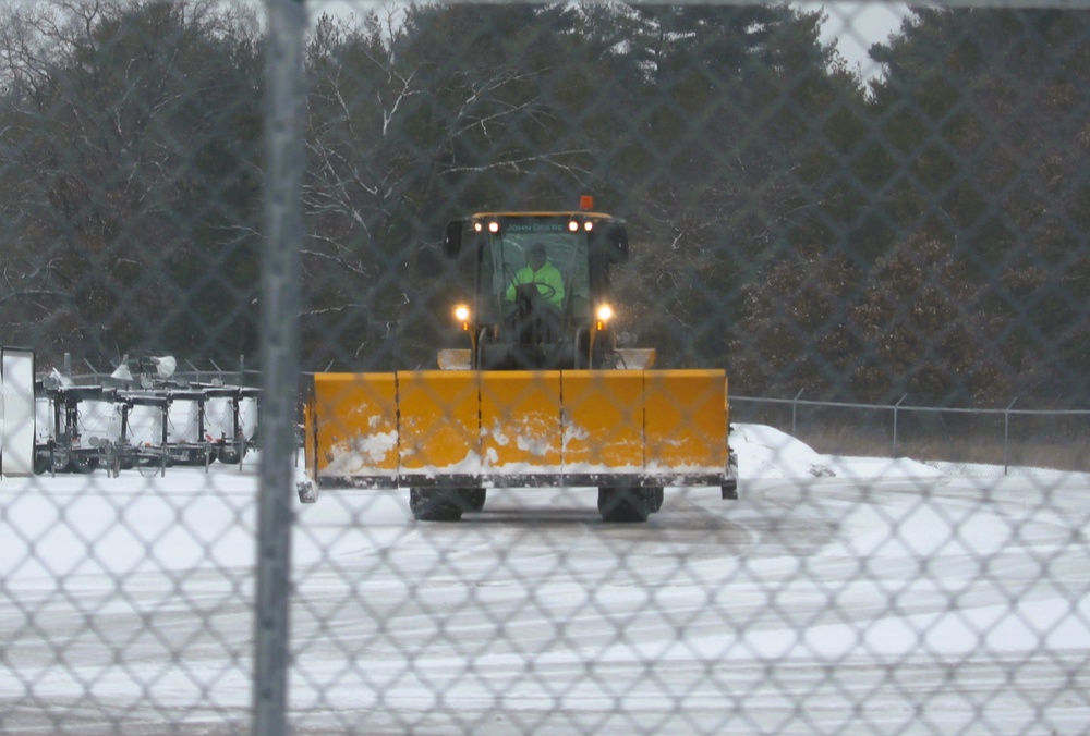 Fort McCoy's snow-removal team keeps busy during February 2025