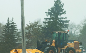 Fort McCoy's snow-removal team keeps busy during February 2025