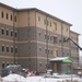 February 2025 barracks construction operations for South Barracks Project at Fort McCoy