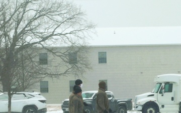 Fort McCoy NCO Academy students practice drill procedures