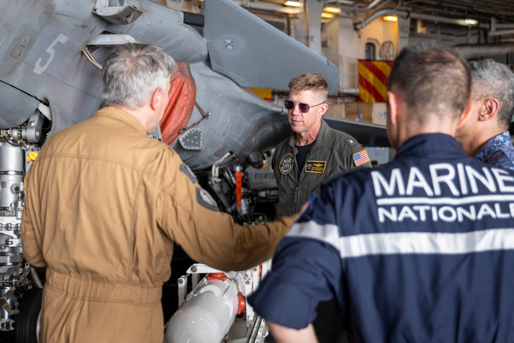 PACFLT meets with leaders from French Navy, Japan Maritime Self-Defense Force aboard FS Charles De Gaulle