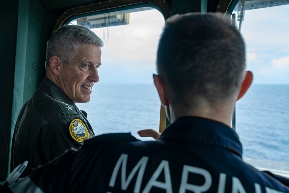 PACFLT meets with leaders from French Navy, Japan Maritime Self-Defense Force aboard FS Charles De Gaulle