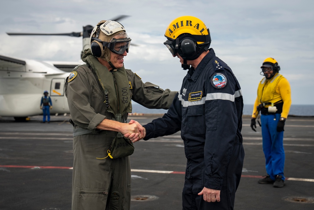 PACFLT meets with leaders from French Navy, Japan Maritime Self-Defense Force aboard FS Charles De Gaulle