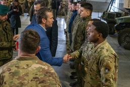 US Defense Secretary Hegseth Inspects Military Equipment in Poland