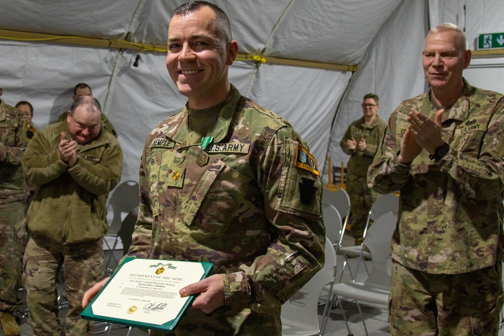 Hemple promoted and awarded ARCOM